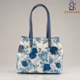Women’s bag – blue or red, with beautiful design 3013.