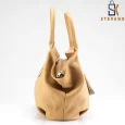 Ladies bag – orange or light brown, with beautiful design 3009.