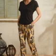 Damen Pyjama mit langen Hosen 2 Stück 9808