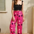 Damen Pyjama mit langen Hosen 2 Stück 9818