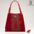 Women’s bag – blue, brown or green, with beautiful design 3014.